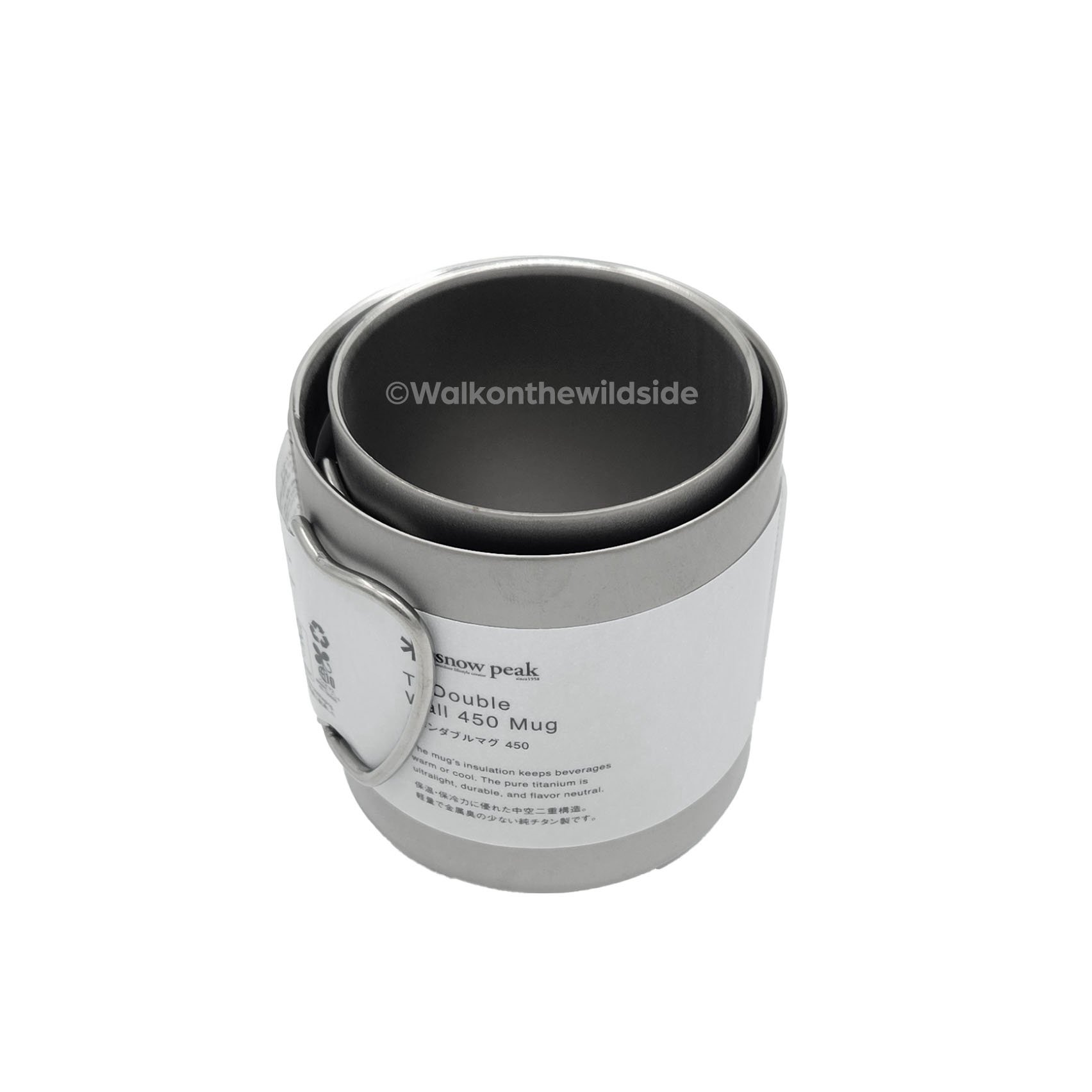 Snow Peak Double Wall 450 Mug mit Double Wall 300 Mug darin